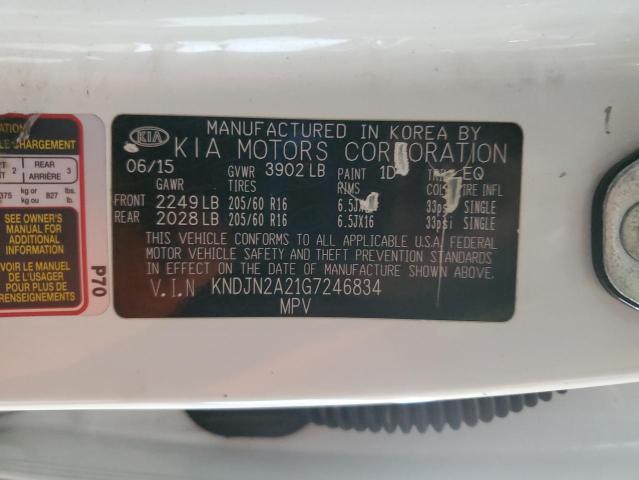 2016 KIA SOUL KNDJN2A21G7246834