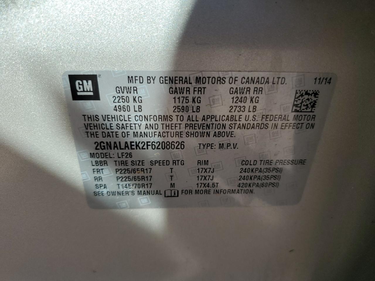 CHEVROLET EQUINOX LS