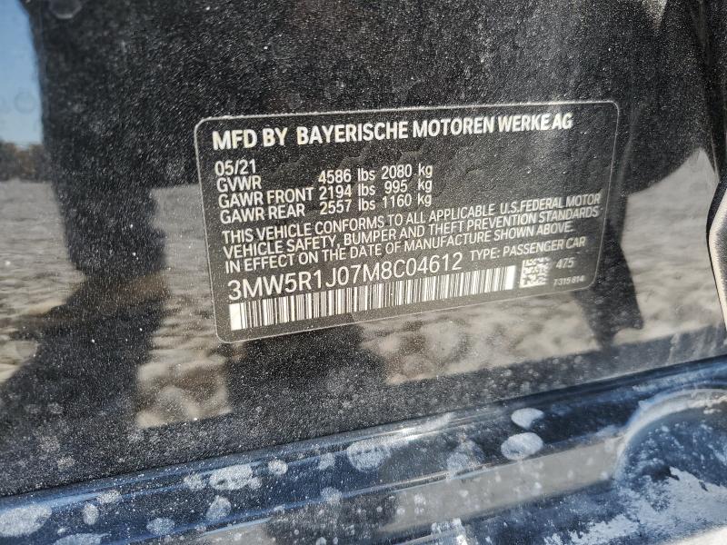 2021 BMW 330I - 3MW5R1J07M8C04612