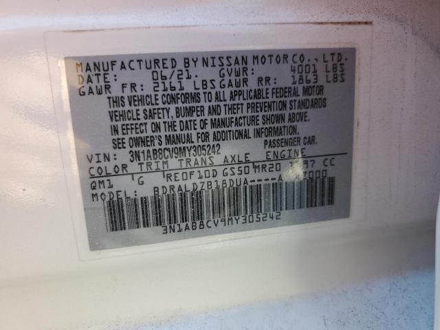 2021 NISSAN SENTRA SV - 3N1AB8CV9MY305242