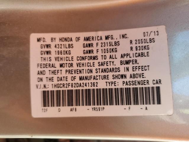 2013 HONDA ACCORD EXL - 1HGCR2F82DA241362