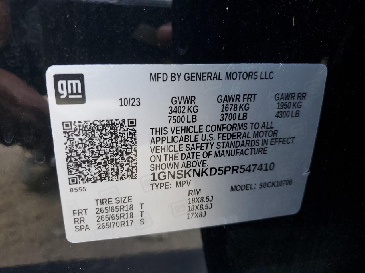 CHEVROLET TAHOE K1500 LT