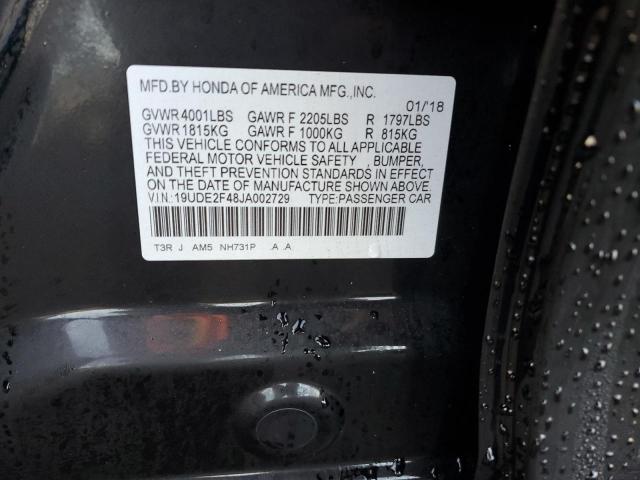 2018 ACURA ILX SPECIA 19UDE2F48JA002729