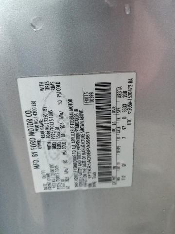 2011 FORD RANGER - 1FTKR1AD9BPA69561