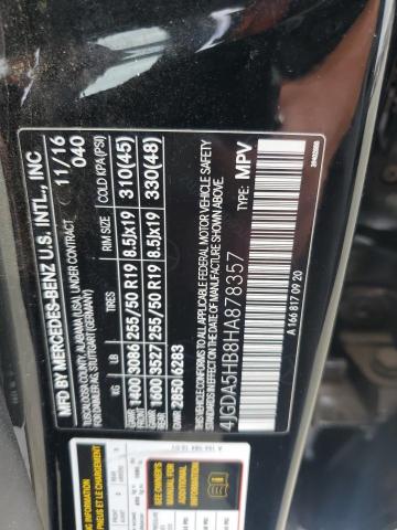 2017 MERCEDES-BENZ GLE 350 4MATIC 4JGDA5HB8HA878357