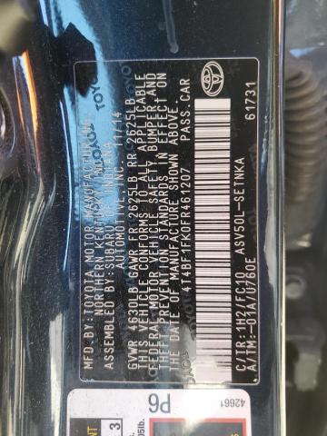 2015 TOYOTA CAMRY LE - 4T4BF1FK0FR461207