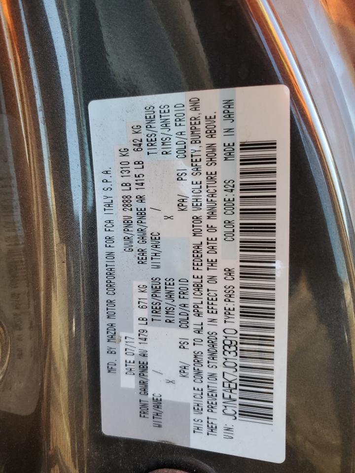 Lot #3302084131 2018 FIAT 124 SPIDER CLASSICA