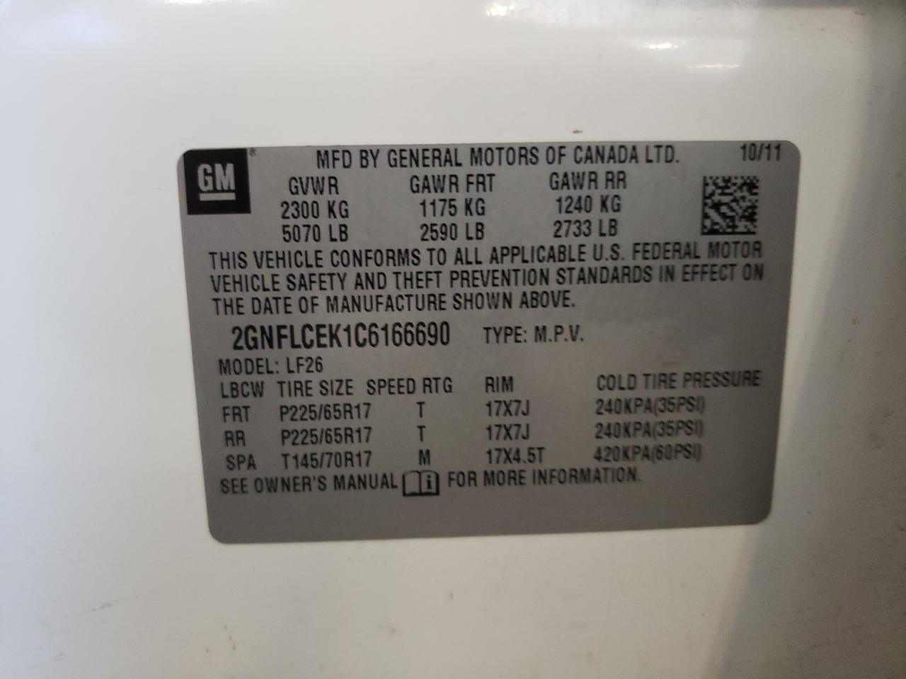 CHEVROLET EQUINOX LS