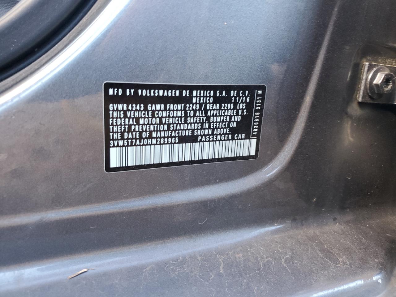 VOLKSWAGEN JETTA GLI