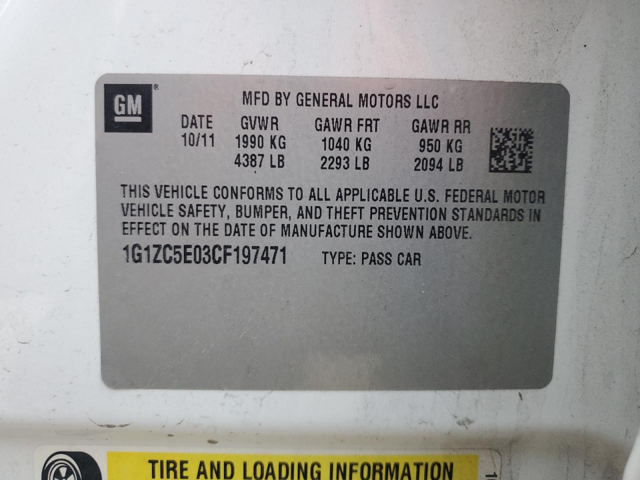 CHEVROLET MALIBU 1LT