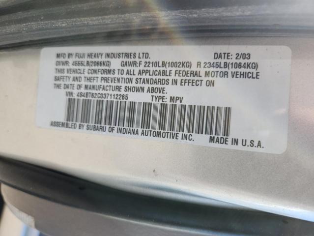 2003 SUBARU BAJA SPORT #3278628928