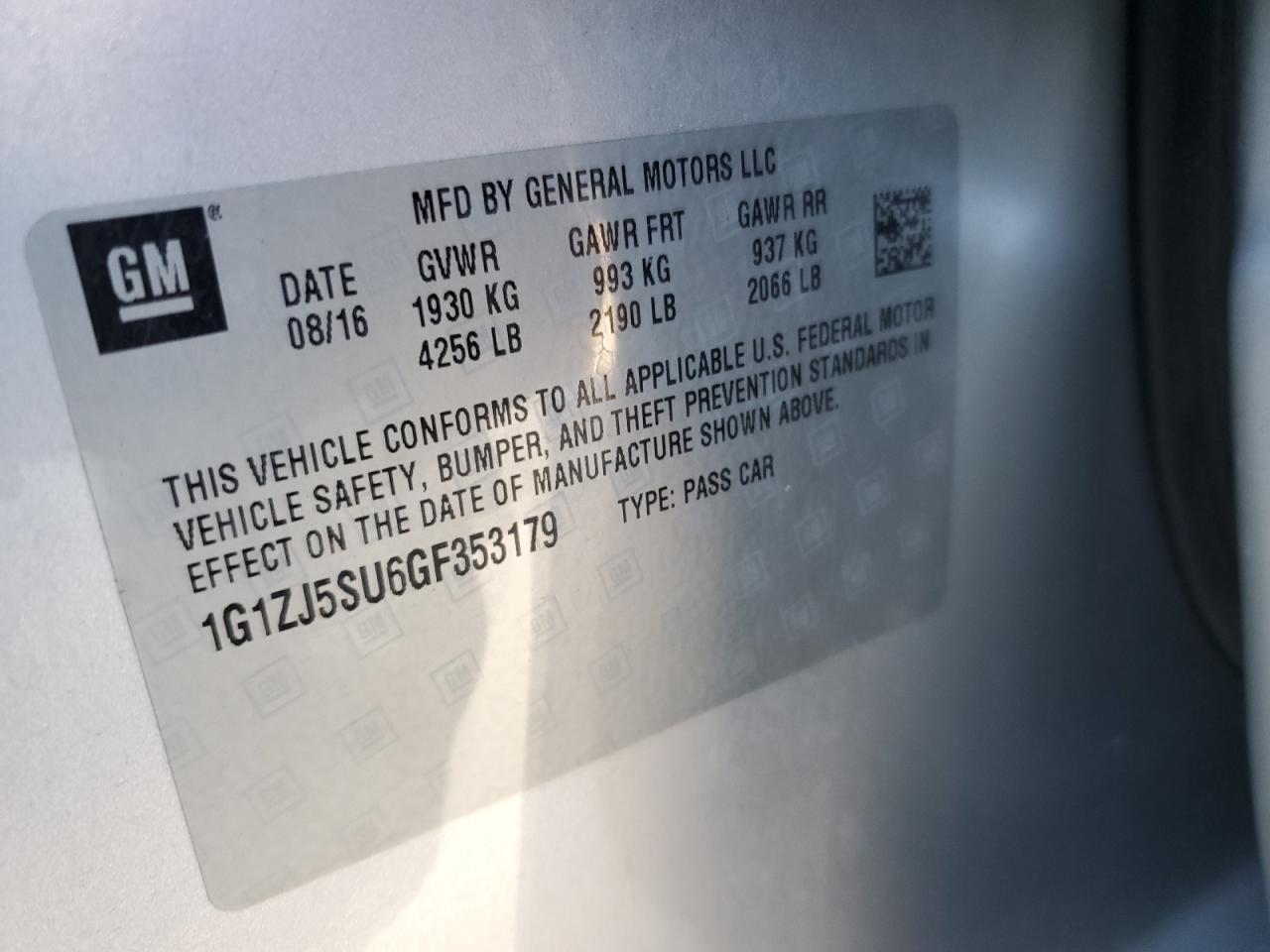 CHEVROLET MALIBU HYBRID