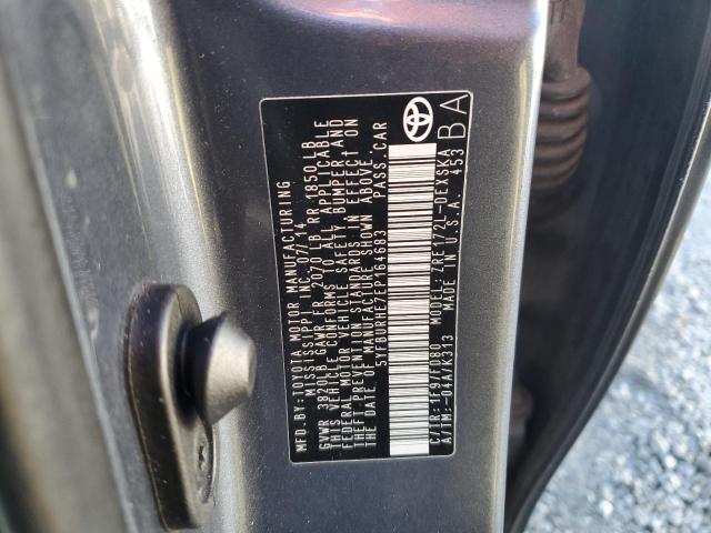 2014 TOYOTA COROLLA L - 5YFBURHE7EP164683