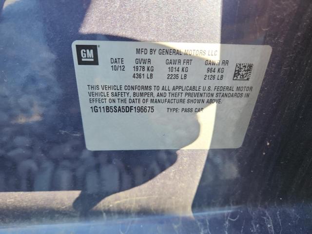 2013 CHEVROLET MALIBU LS - 1G11B5SA5DF196675