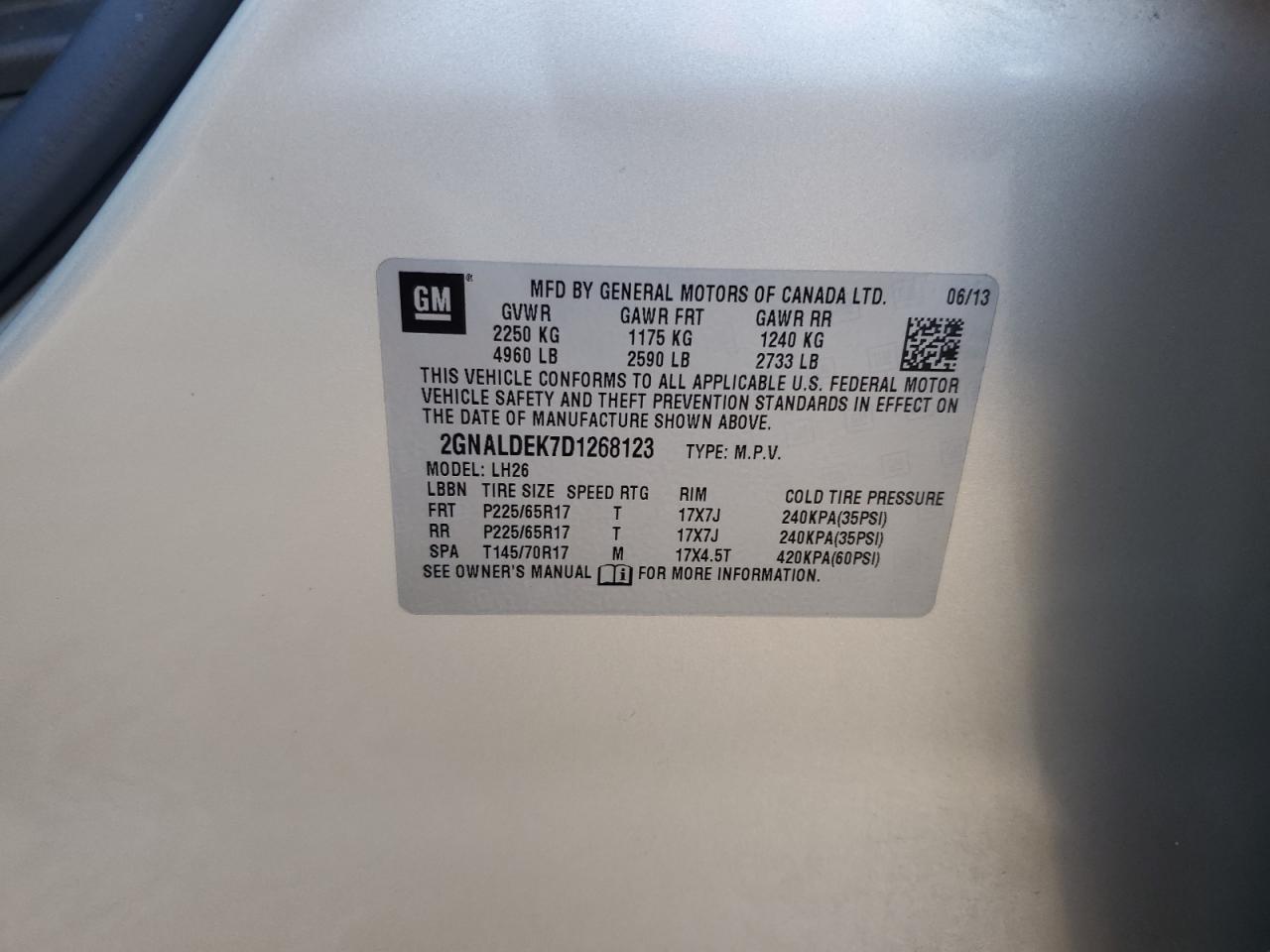 CHEVROLET EQUINOX LT