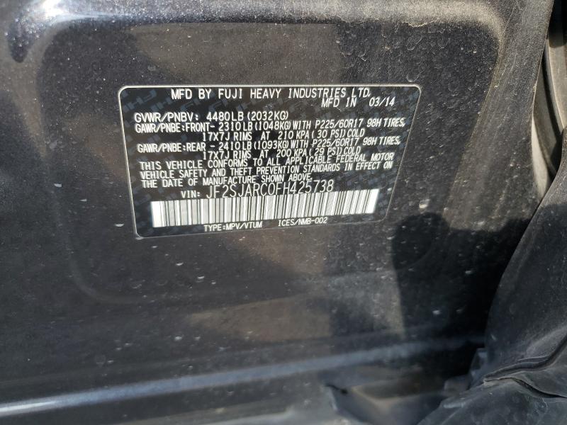 2015 SUBARU FORESTER 2 - JF2SJARC0FH425738