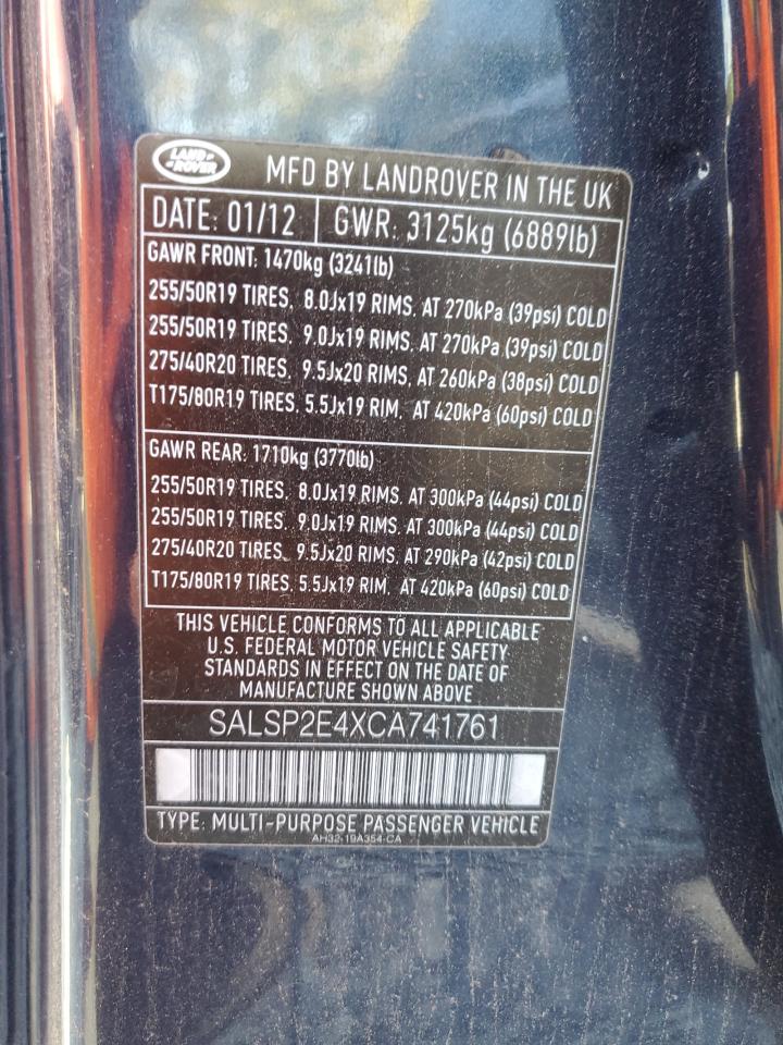 LAND ROVER RANGE ROVER AUTOBIOGRAPHY