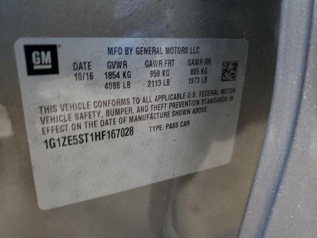 2017 CHEVROLET MALIBU LT - 1G1ZE5ST1HF167028