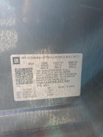 2020 CHEVROLET EQUINOX LT - 3GNAXKEV3LS527597