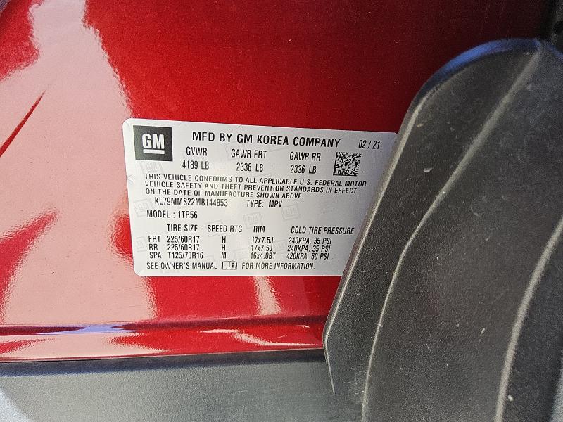 2021 CHEVROLET TRAILBLAZER LS - KL79MMS22MB144853