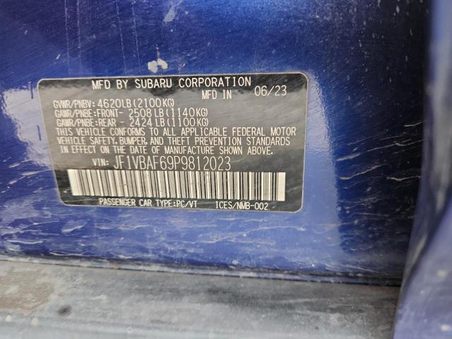 2023 SUBARU WRX PREMIU - JF1VBAF69P9812023
