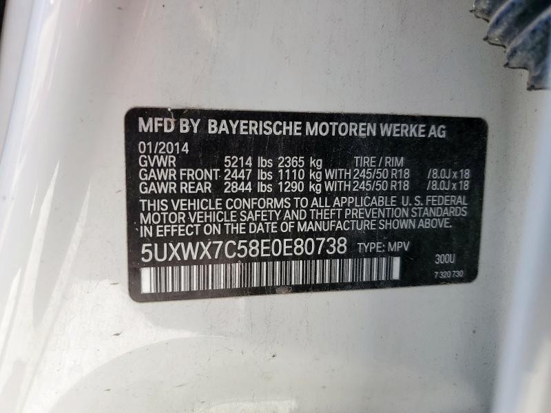 2014 BMW X3 XDRIVE3 #3316189907