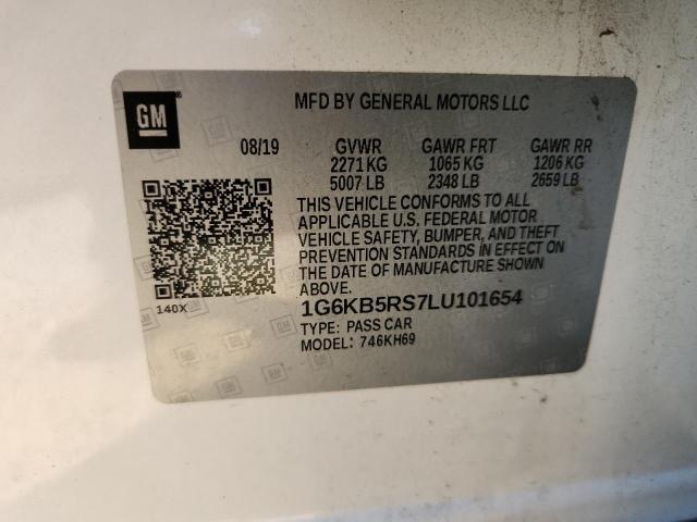 2020 CADILLAC CT6 LUXURY 1G6KB5RS7LU101654