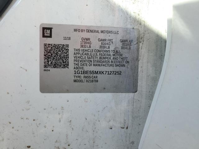 2019 CHEVROLET CRUZE LT #3304652004