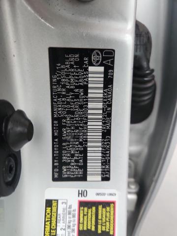 2015 TOYOTA COROLLA L 2T1BURHE1FC303112