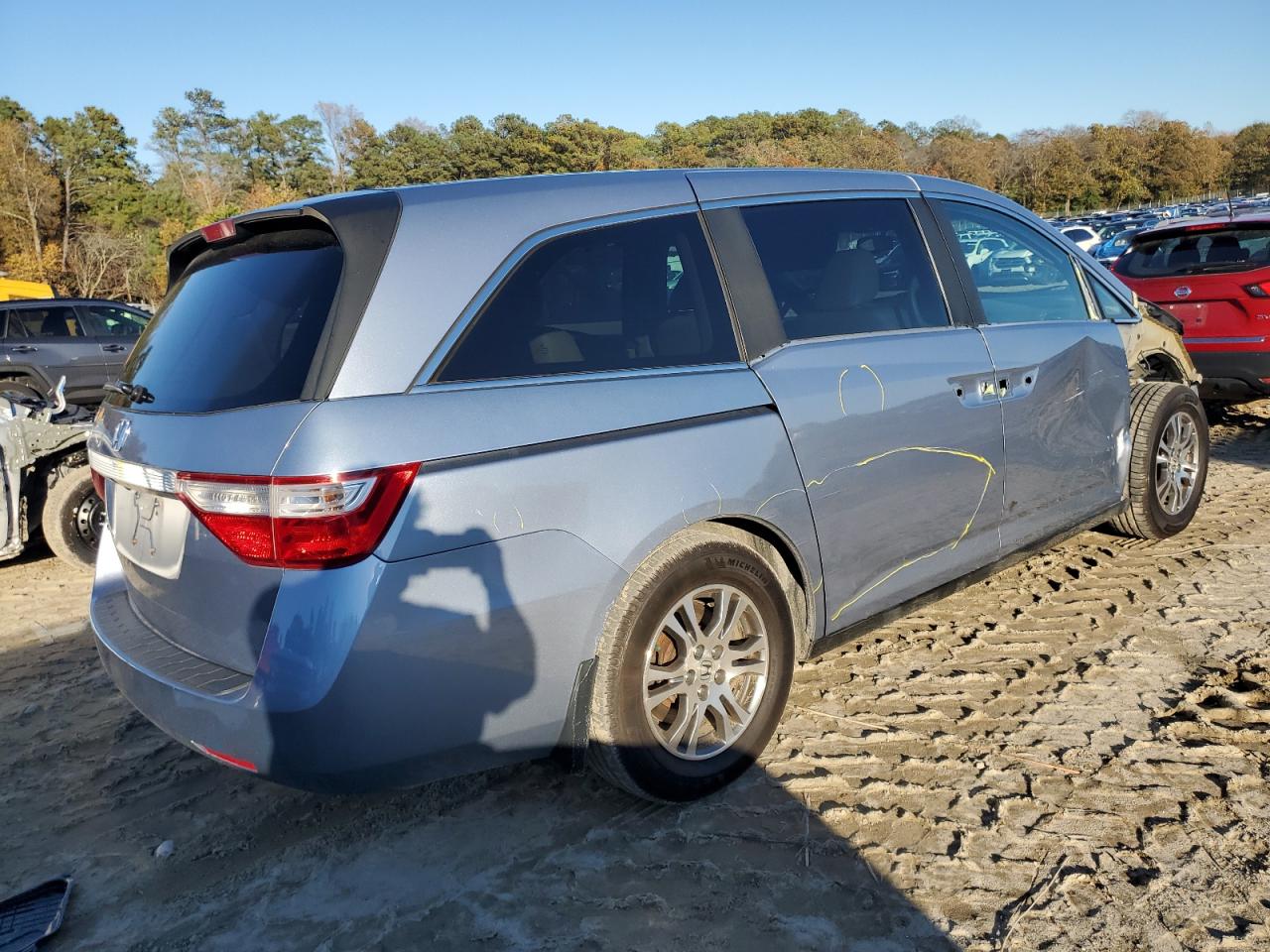 Lot #3281625408 2013 HONDA ODYSSEY EX