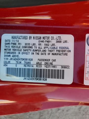 2013 NISSAN 370Z BASE - JN1AZ4EH7DM381928