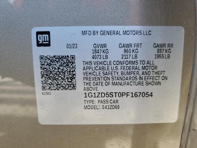 2023 CHEVROLET MALIBU LT - 1G1ZD5ST0PF167054