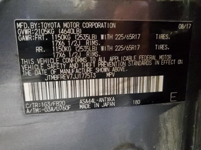 2018 TOYOTA RAV4 LE - JTMBFREV7JJ177513