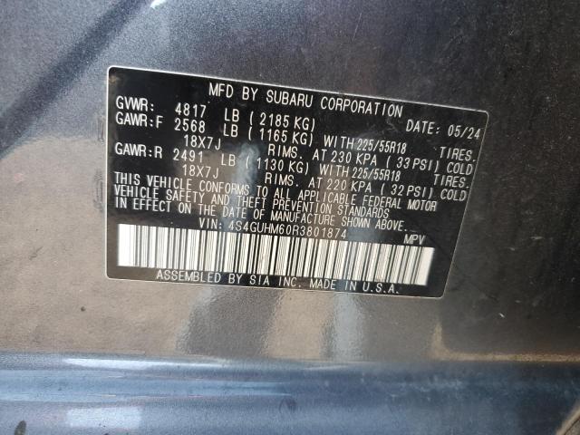 2024 SUBARU CROSSTREK #3304075486