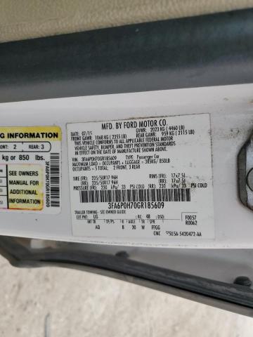 2016 FORD FUSION SE #3278570949