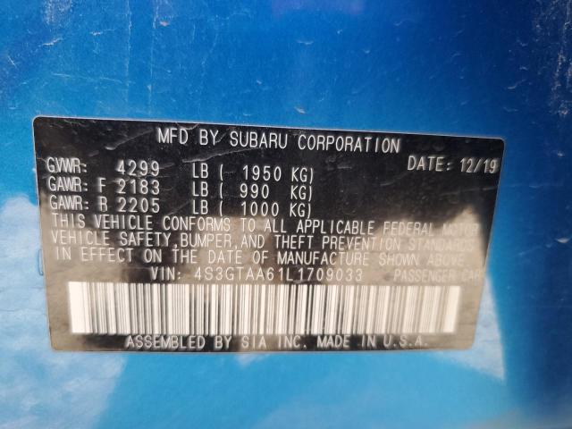 2020 SUBARU IMPREZA #3304869573