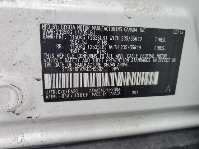 2019 TOYOTA RAV4 LIMIT - 2T3N1RFV7KC015587