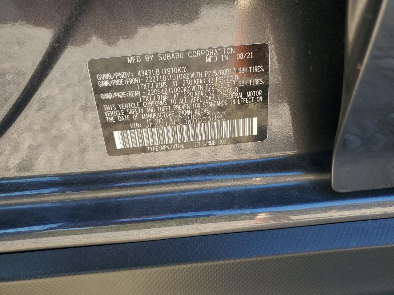 SUBARU CROSSTREK PREMIUM