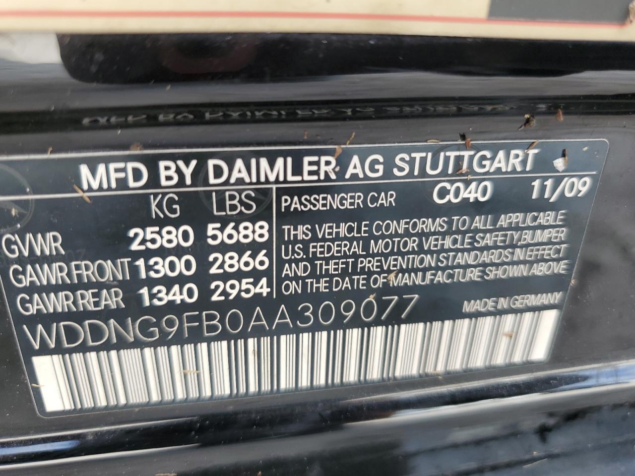 MERCEDES-BENZ S-CLASS 400