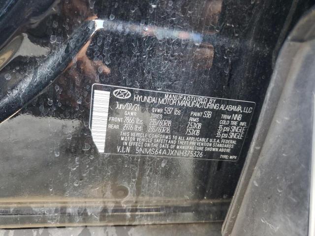 2022 HYUNDAI SANTA FE S - 5NMS64AJXNH375326