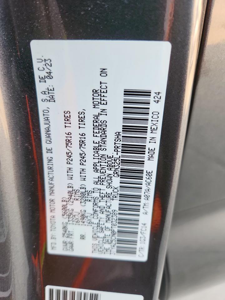 TOYOTA TACOMA DOUBLE CAB