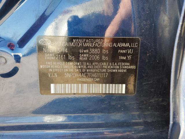 2015 HYUNDAI ELANTRA SE #3305459077