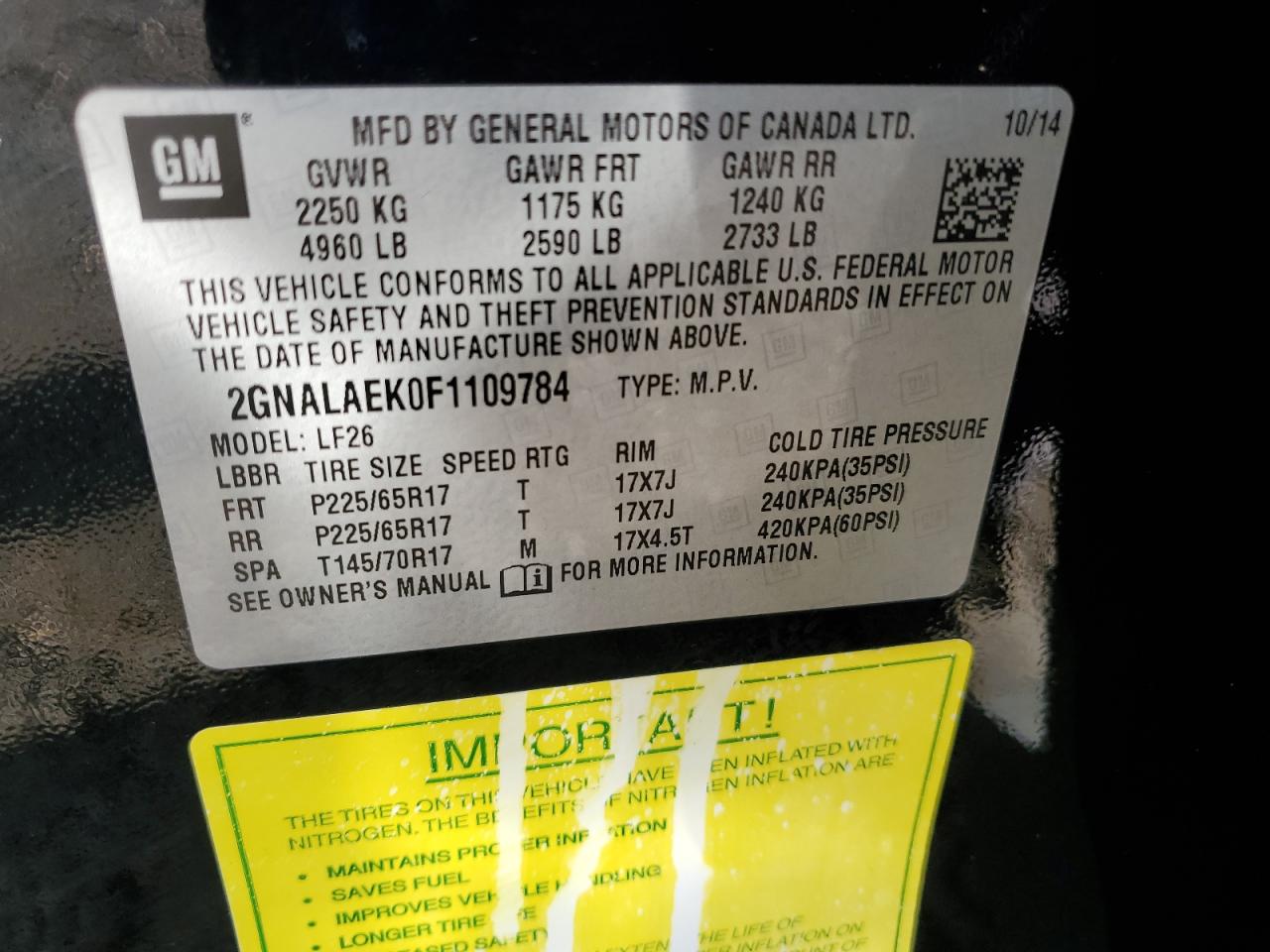 CHEVROLET EQUINOX LS