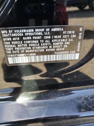 2015 VOLKSWAGEN PASSAT S 1VWAT7A33FC114589