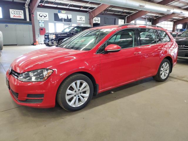 VOLKSWAGEN GOLF SPORT 2017 red  gas 3VW017AU8HM514367 photo #1