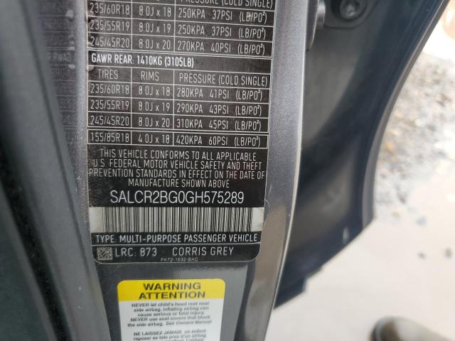 2016 LAND ROVER DISCOVERY #3283803415