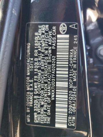 2015 TOYOTA YARIS - VNKKTUD37FA026262