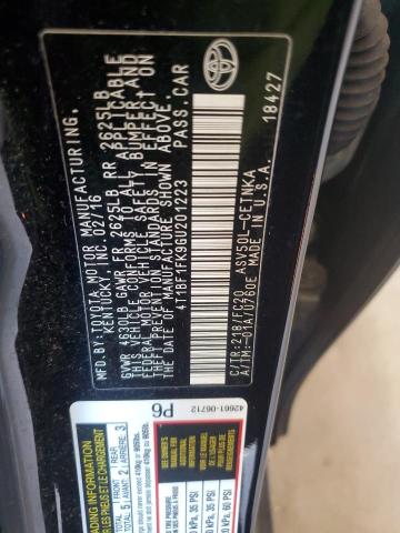 2016 TOYOTA CAMRY LE 4T1BF1FK9GU201223