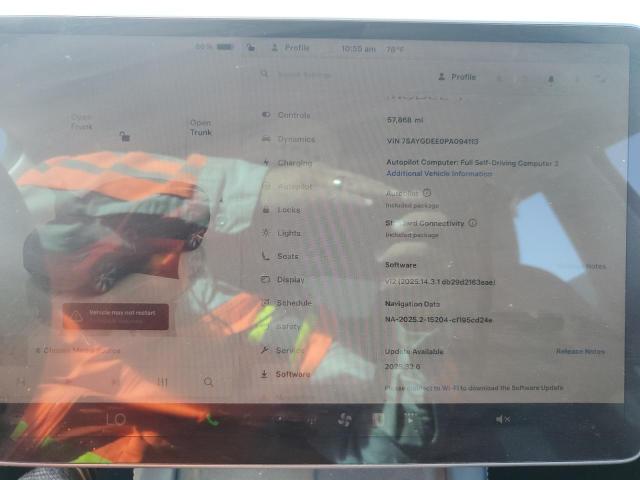 2023 TESLA MODEL Y 7SAYGDEE0PA094113