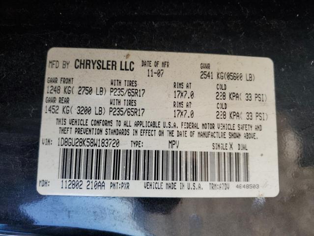 2008 DODGE NITRO SXT #3290372783